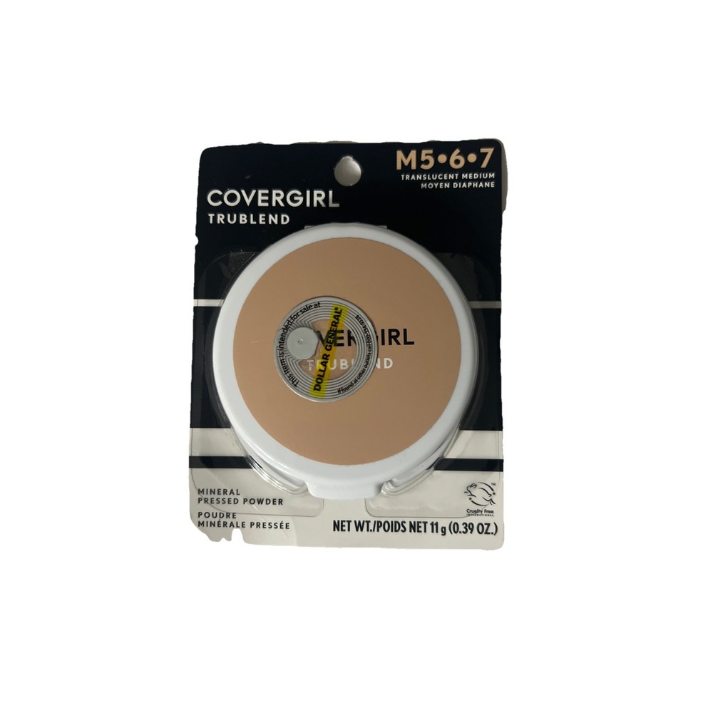 Covergirl Trublend Mineral Pressed Powder M5.6.7 Translucent Medium M567 NEW
